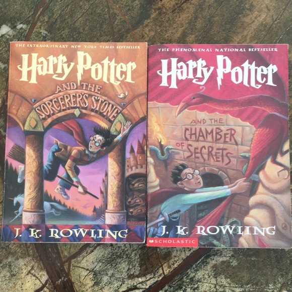 Harry Potter Mixed Bundle of Books & DVDs (set of 5) Sorcerers Stone Chamber - Picture 2 of 16